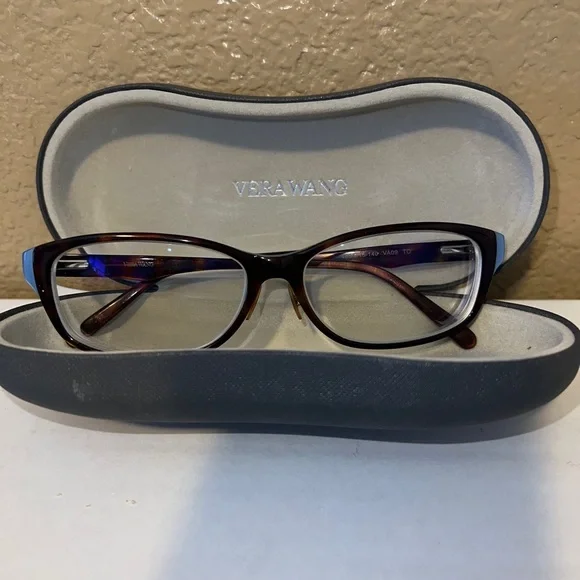 👓 Vera Wang Tortoise / Blue Eyeglasses